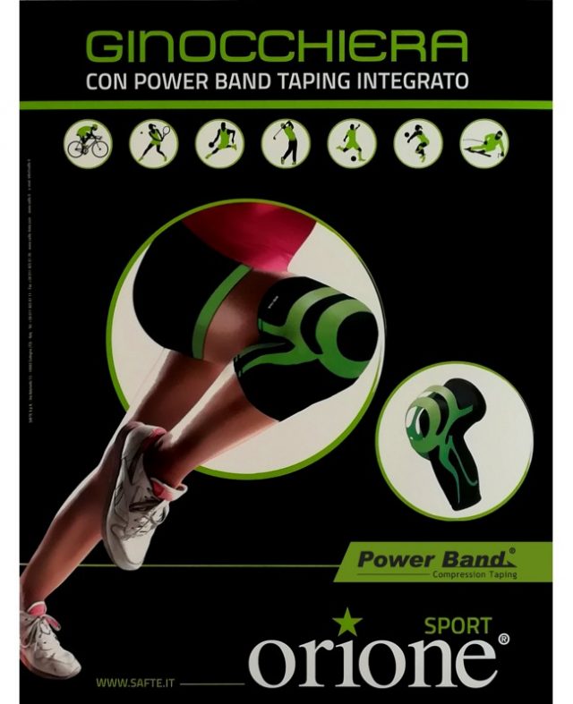 ORIONE GINOCCHIERA CON POWER BAND